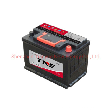 DIN 12V 60ah Lead Acid Mf Automotive Battery for European Cars